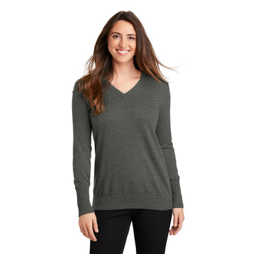 Port Authority-Port Authority® Women's V-Neck Sweater. LSW285-MedTech-2