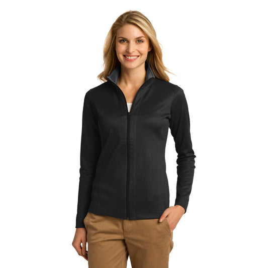 Port Authority-Port Authority® Women's Vertical Texture Full-Zip Jacket. L805-MedTech-1