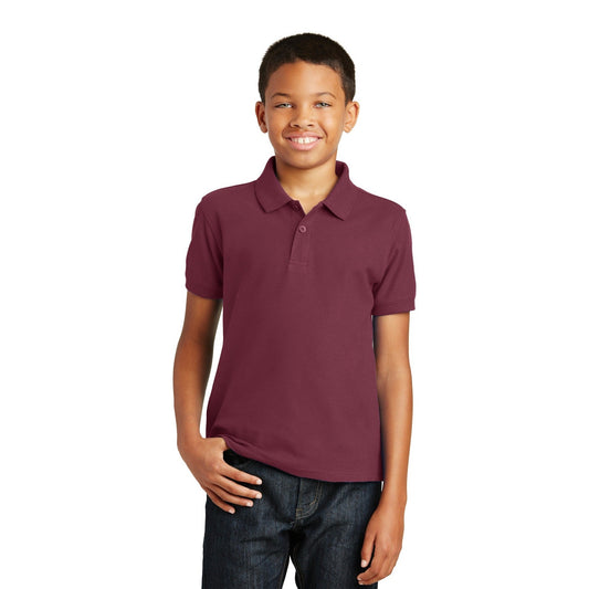 Port Authority-Port Authority® Youth Core Classic Pique Polo. Y100-MedTech-1