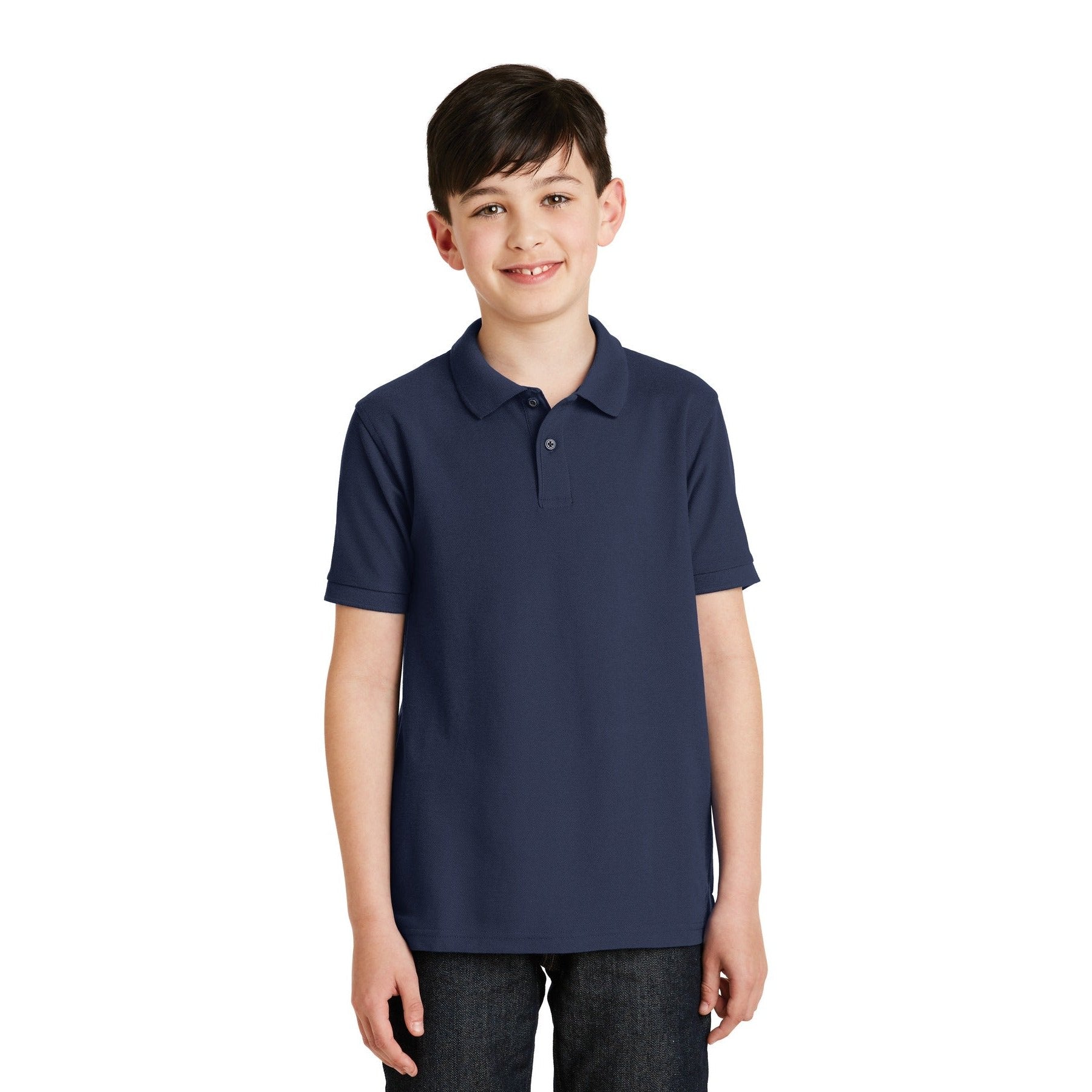 Port Authority-Port Authority® Youth Silk Touch™ Polo. Y500-MedTech-10