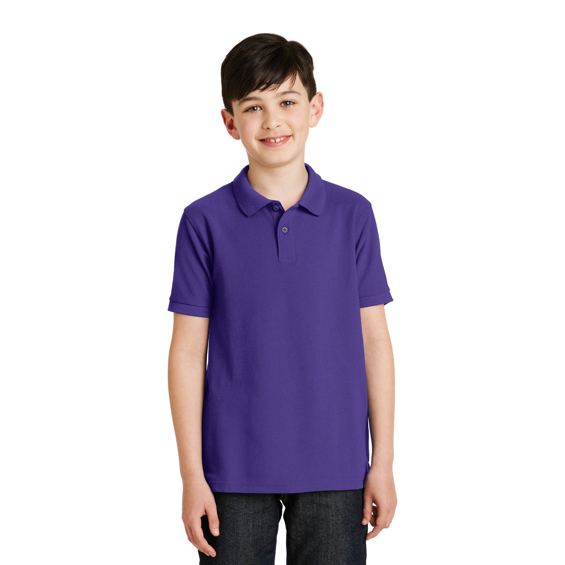 Port Authority-Port Authority® Youth Silk Touch™ Polo. Y500-MedTech-11
