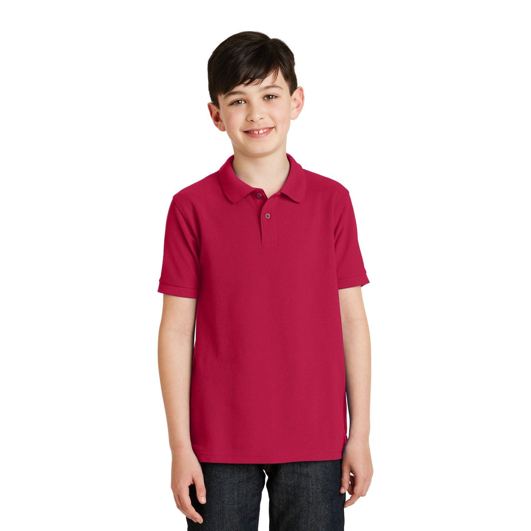Port Authority-Port Authority® Youth Silk Touch™ Polo. Y500-MedTech-12