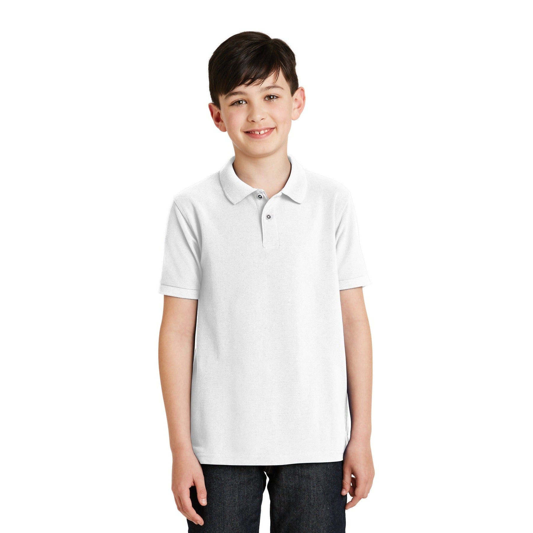 Port Authority-Port Authority® Youth Silk Touch™ Polo. Y500-MedTech-14