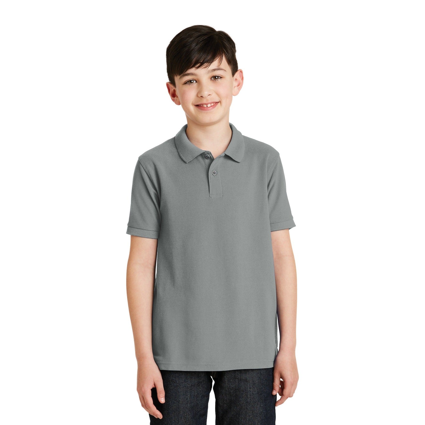Port Authority-Port Authority® Youth Silk Touch™ Polo. Y500-MedTech-3