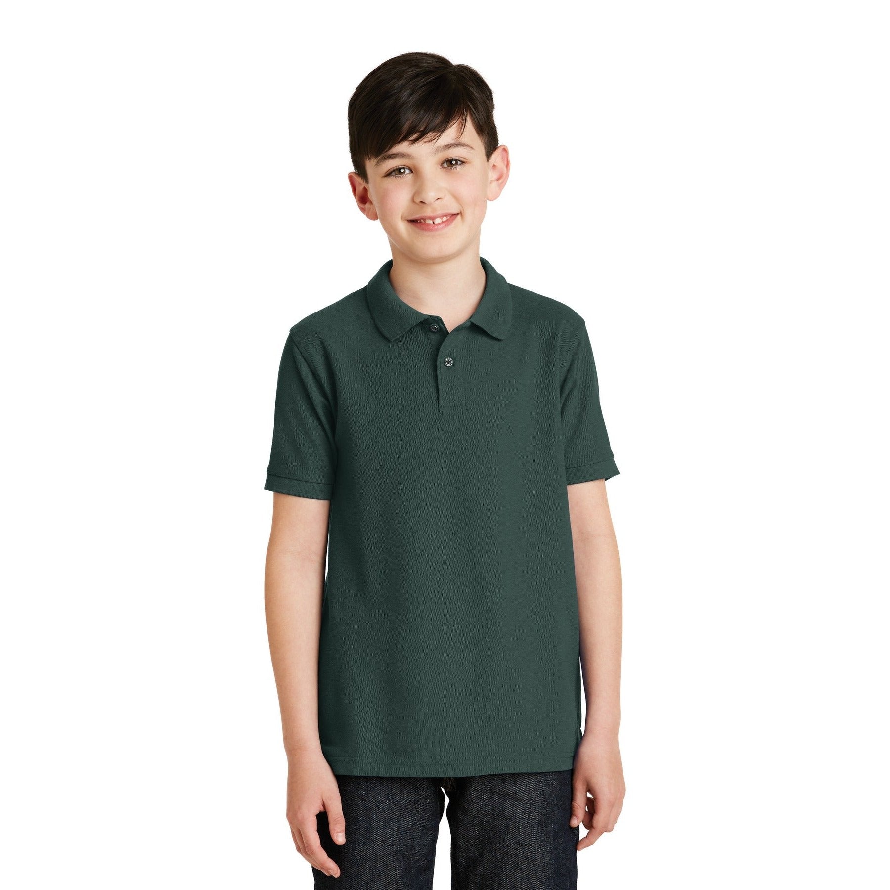 Port Authority-Port Authority® Youth Silk Touch™ Polo. Y500-MedTech-4