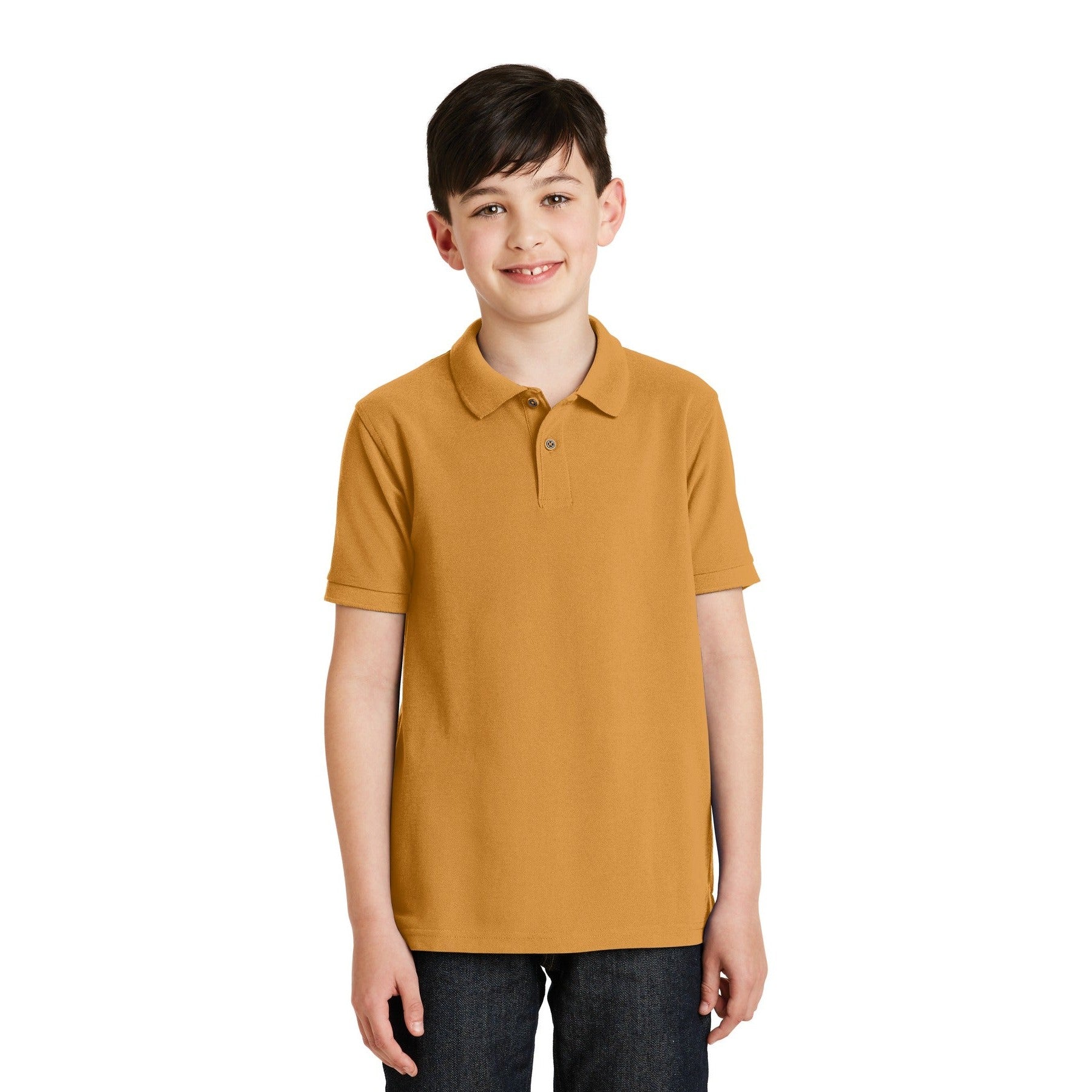 Port Authority-Port Authority® Youth Silk Touch™ Polo. Y500-MedTech-5