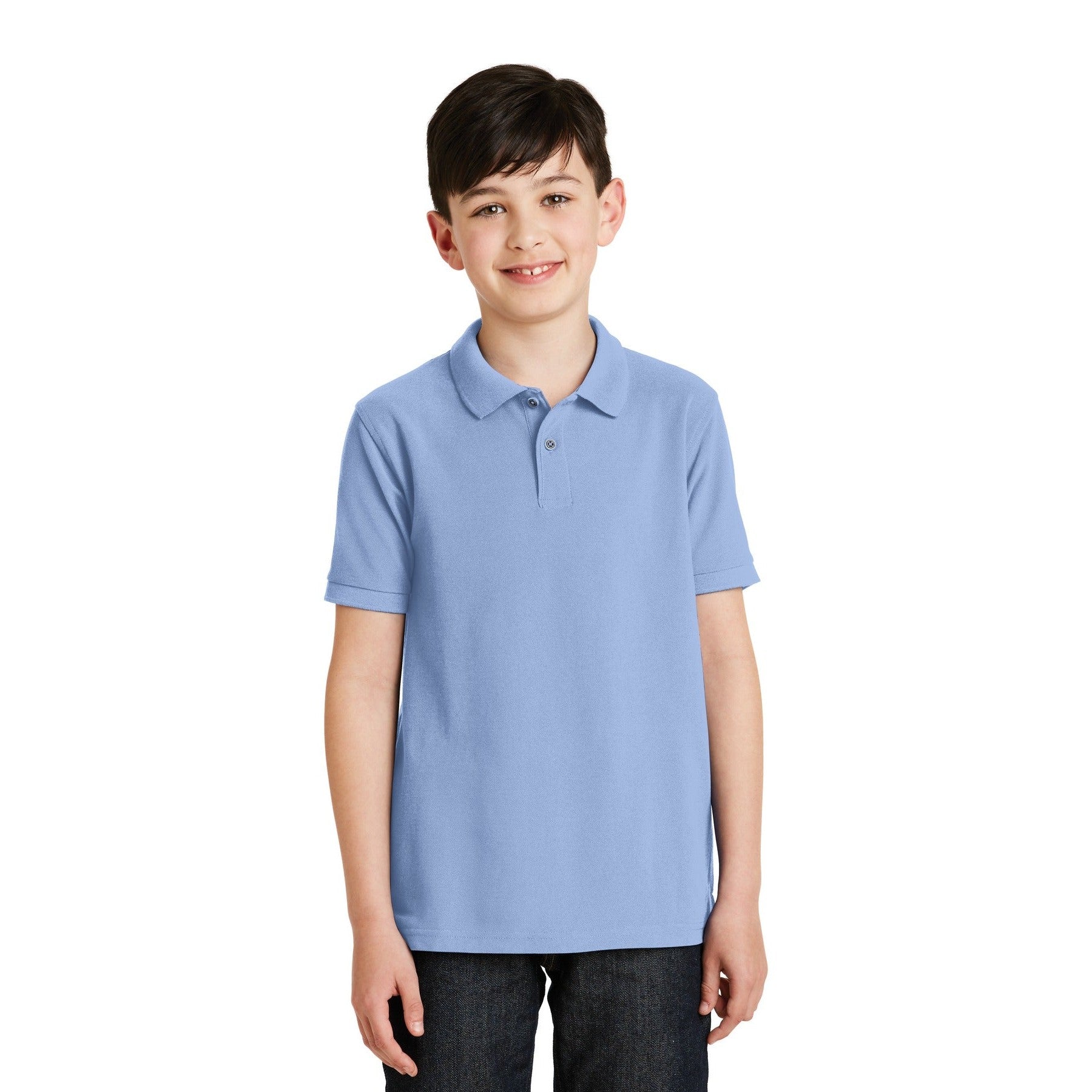 Port Authority-Port Authority® Youth Silk Touch™ Polo. Y500-MedTech-7