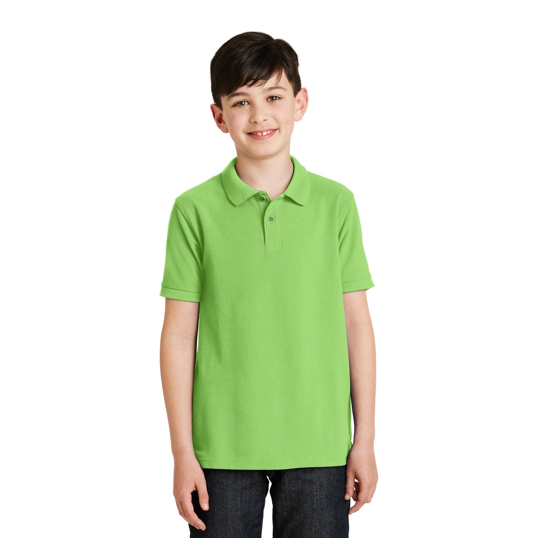 Port Authority-Port Authority® Youth Silk Touch™ Polo. Y500-MedTech-9