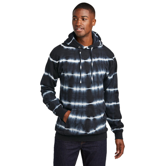 Port & Company-Port & Company® Allover Stripe Tie-Dye Fleece PC143-MedTech-1