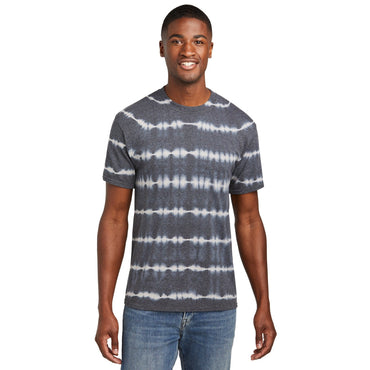 Port & Company-Port & Company® Allover Stripe Tie-Dye Tee PC142-MedTech-2
