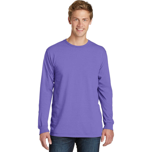 Port & Company-Port & Company® Beach Wash® Garment-Dyed Long Sleeve Tee PC099LS-MedTech-1