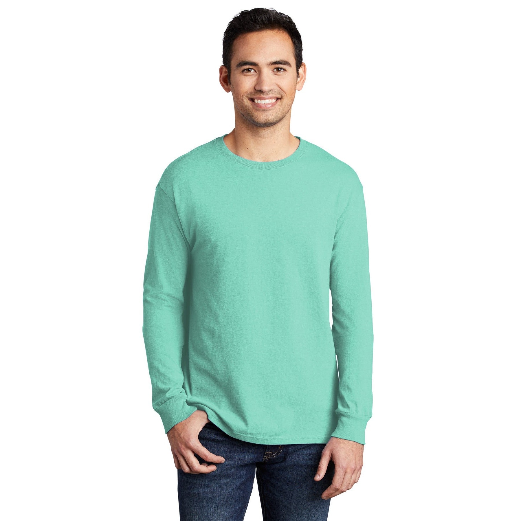Port & Company-Port & Company® Beach Wash® Garment-Dyed Long Sleeve Tee PC099LS-MedTech-6