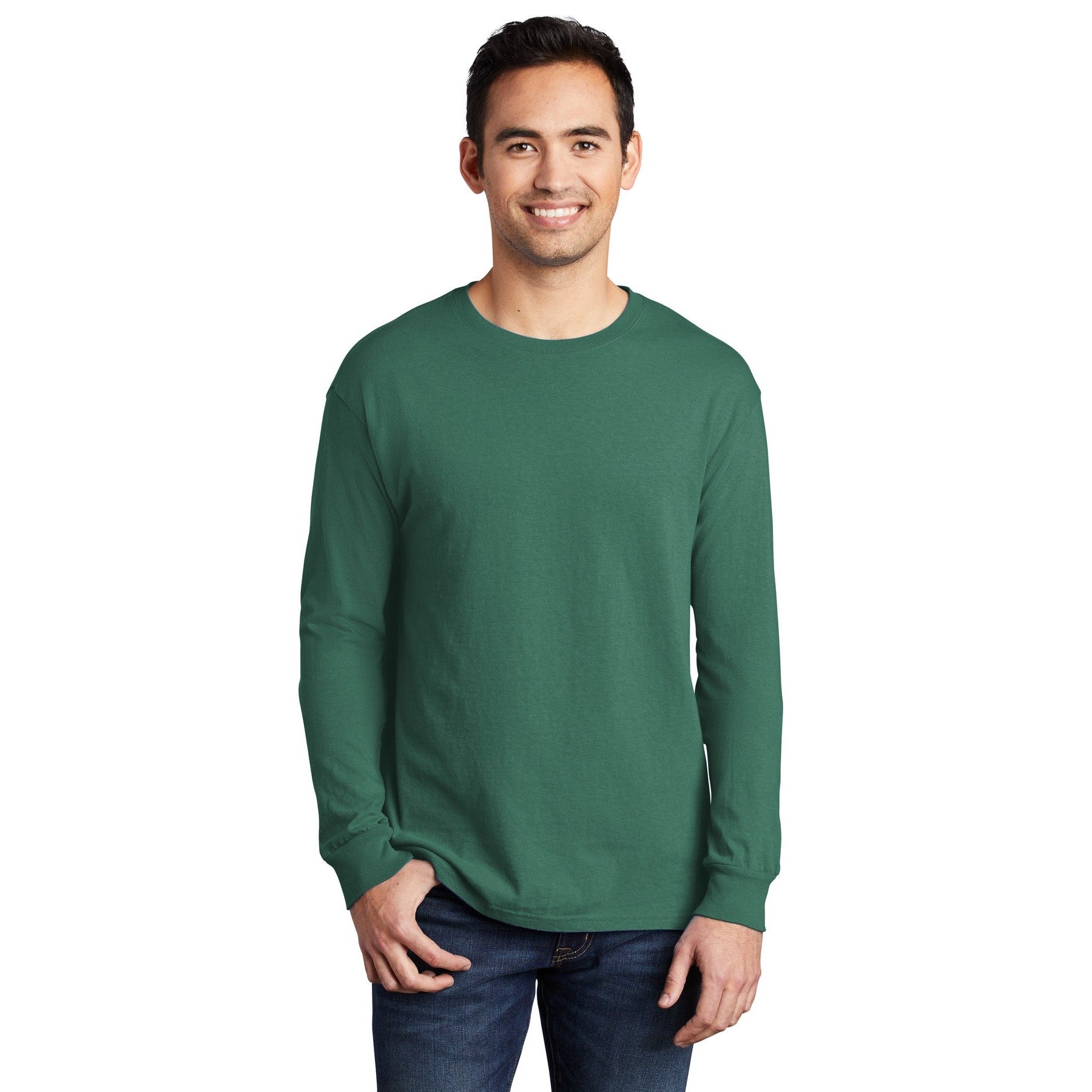 Port & Company-Port & Company® Beach Wash® Garment-Dyed Long Sleeve Tee PC099LS-MedTech-18