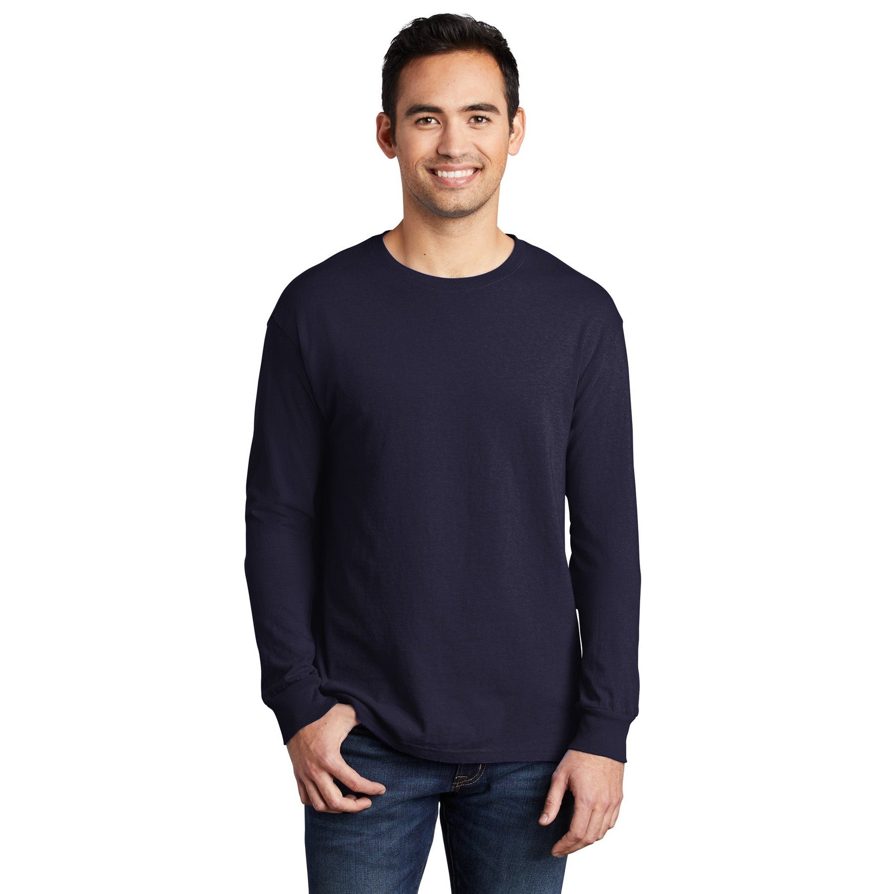 Port & Company-Port & Company® Beach Wash® Garment-Dyed Long Sleeve Tee PC099LS-MedTech-25