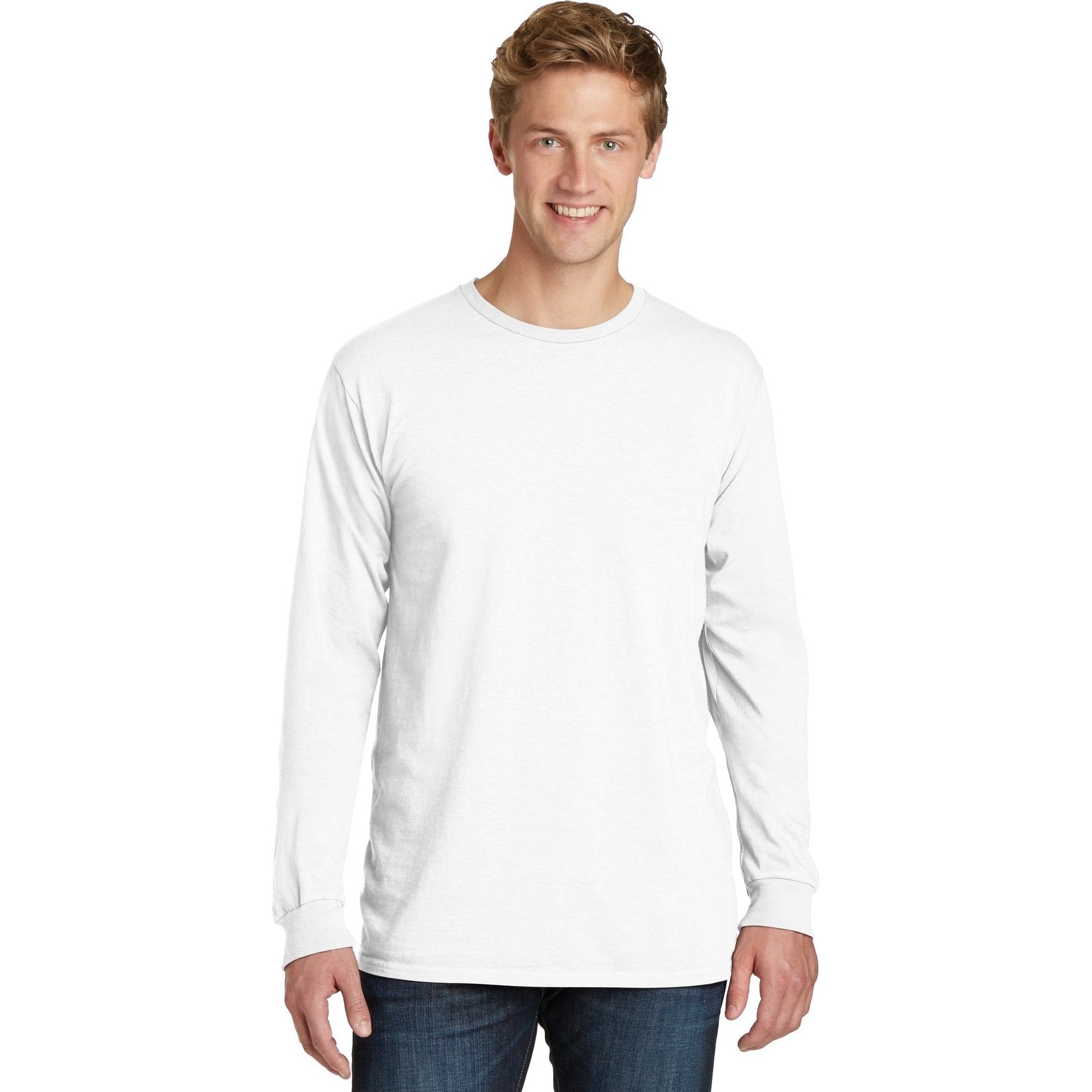 Port & Company-Port & Company® Beach Wash® Garment-Dyed Long Sleeve Tee PC099LS-MedTech-26