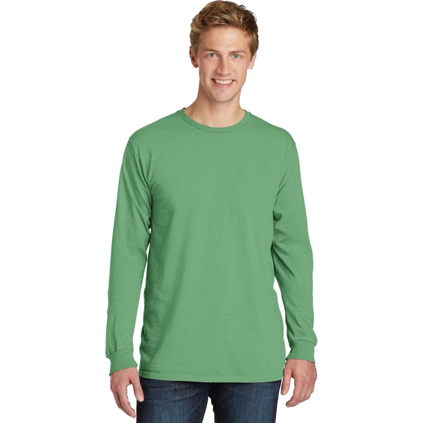 Port & Company-Port & Company® Beach Wash® Garment-Dyed Long Sleeve Tee PC099LS-MedTech-23