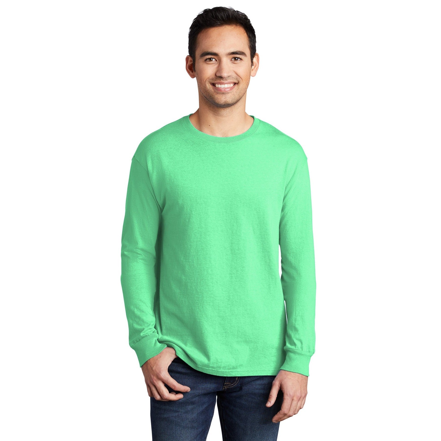 Port & Company-Port & Company® Beach Wash® Garment-Dyed Long Sleeve Tee PC099LS-MedTech-12