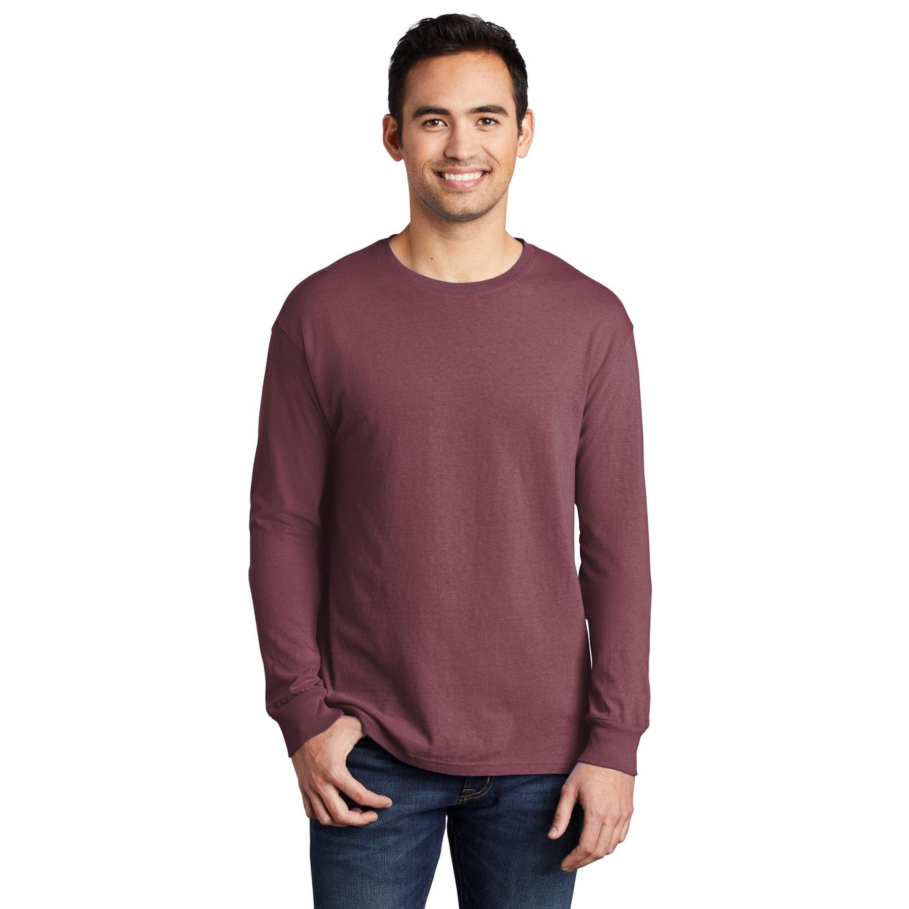 Port & Company-Port & Company® Beach Wash® Garment-Dyed Long Sleeve Tee PC099LS-MedTech-27