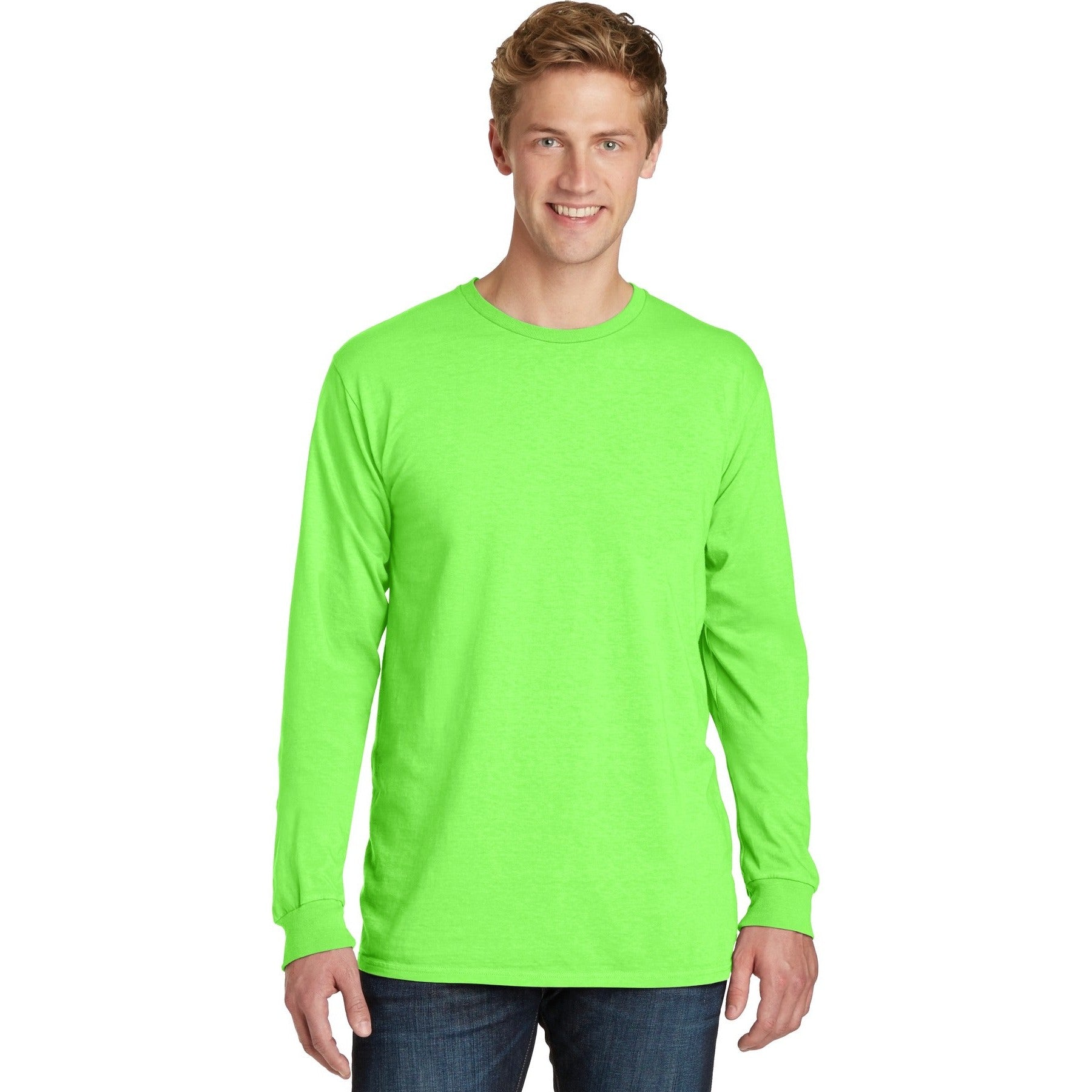 Port & Company-Port & Company® Beach Wash® Garment-Dyed Long Sleeve Tee PC099LS-MedTech-16
