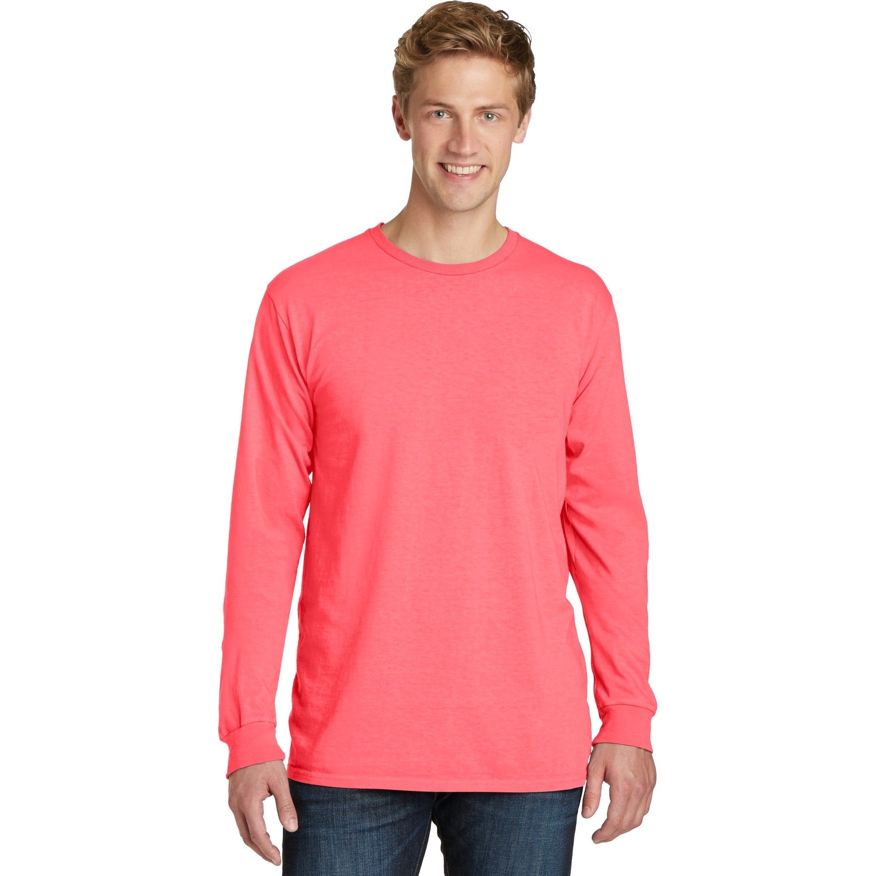 Port & Company-Port & Company® Beach Wash® Garment-Dyed Long Sleeve Tee PC099LS-MedTech-15