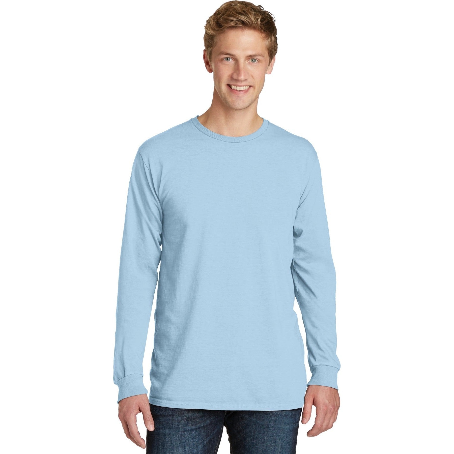 Port & Company-Port & Company® Beach Wash® Garment-Dyed Long Sleeve Tee PC099LS-MedTech-11