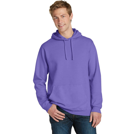 Port & Company-Port & Company® Beach Wash® Garment-Dyed Pullover Hooded Sweatshirt. PC098H-MedTech-1