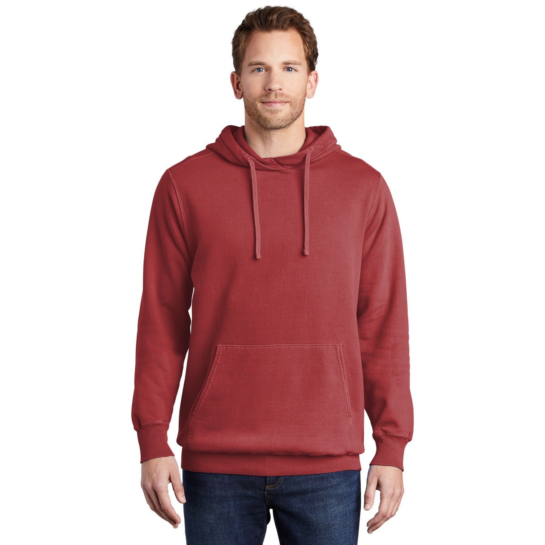 Port & Company-Port & Company® Beach Wash® Garment-Dyed Pullover Hooded Sweatshirt. PC098H-MedTech-12