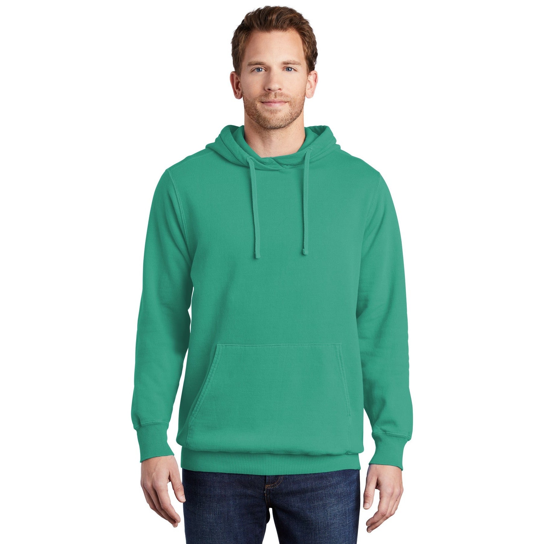 Port & Company-Port & Company® Beach Wash® Garment-Dyed Pullover Hooded Sweatshirt. PC098H-MedTech-10