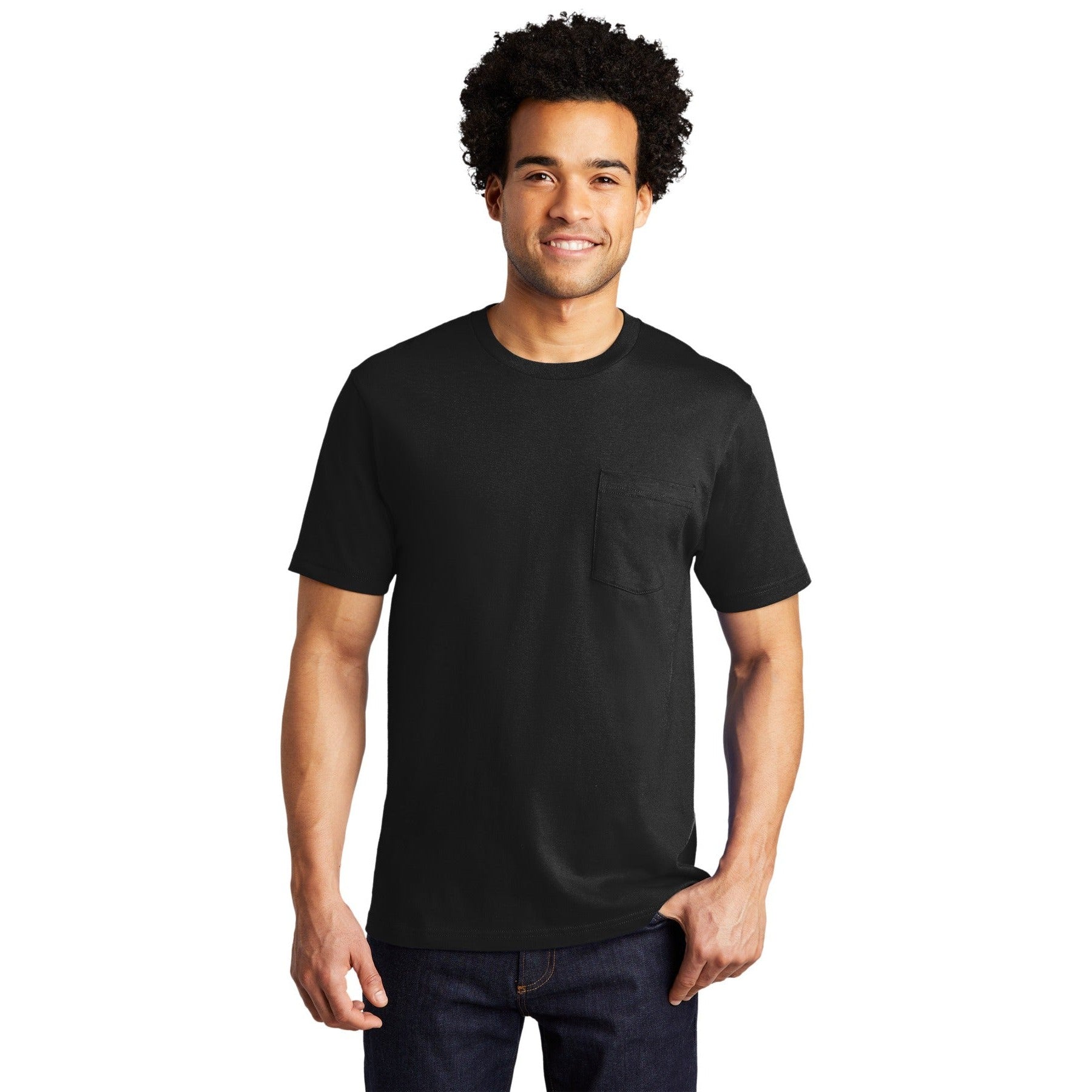 Port & Company-Port & Company® Bouncer Pocket Tee PC600P-MedTech-4
