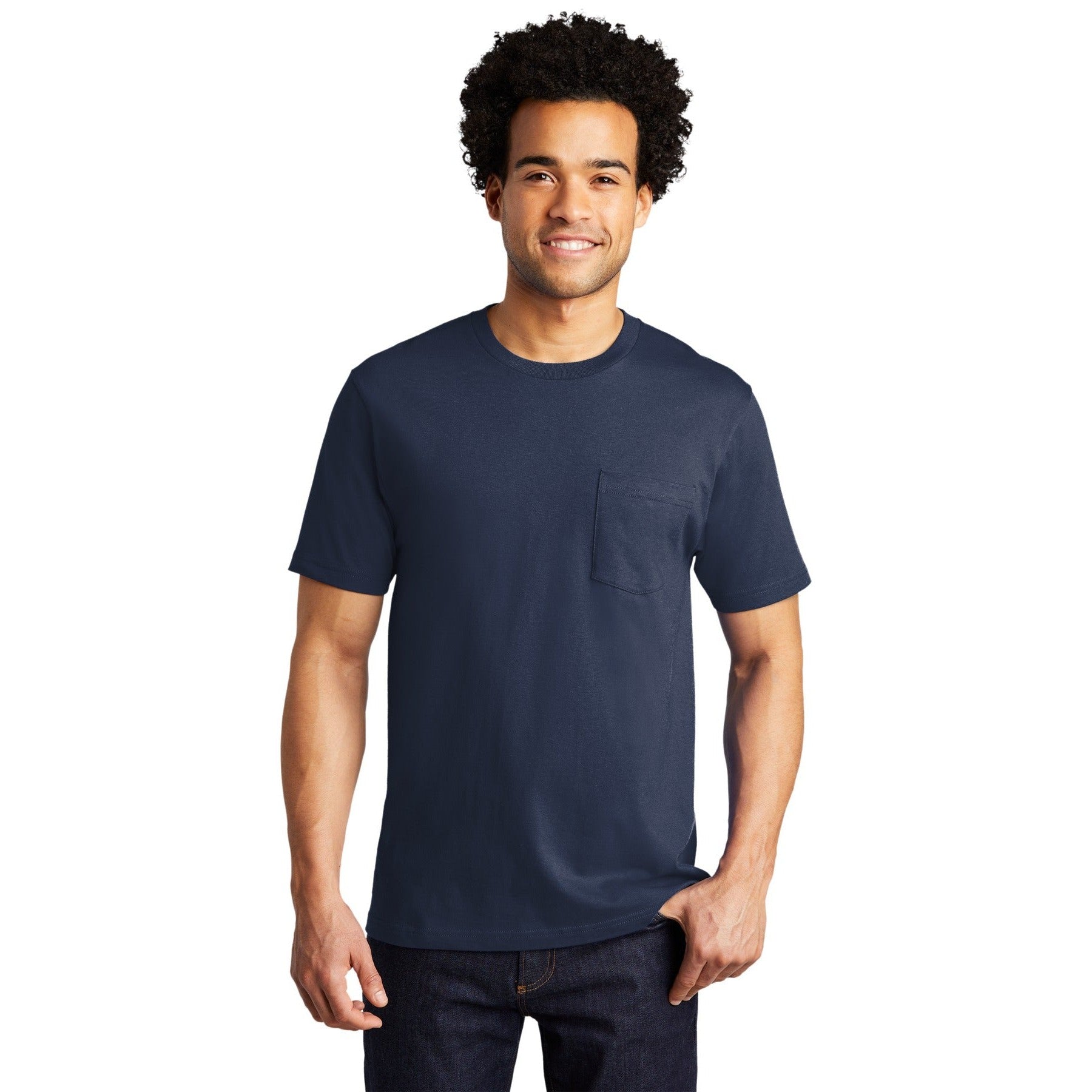Port & Company-Port & Company® Bouncer Pocket Tee PC600P-MedTech-5