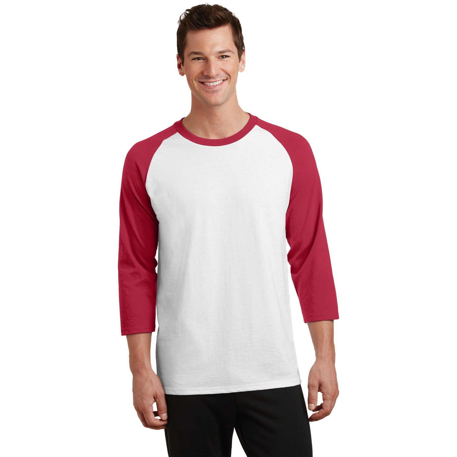 Port & Company-Port & Company® Core Blend 3/4-Sleeve Raglan Tee. PC55RS-MedTech-6