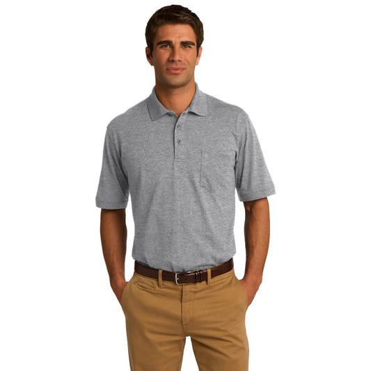 Port & Company-Port & Company® Core Blend Jersey Knit Pocket Polo. KP55P-MedTech-1