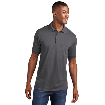 Port & Company-Port & Company® Core Blend Jersey Knit Pocket Polo. KP55P-MedTech-2