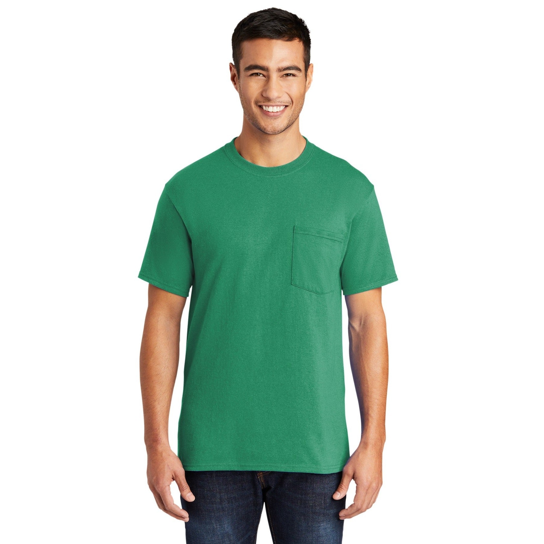 Port & Company-Port & Company® - Core Blend Pocket Tee. PC55P-MedTech-8