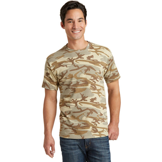 Port & Company-Port & Company® Core Cotton Camo Tee. PC54C-MedTech-1