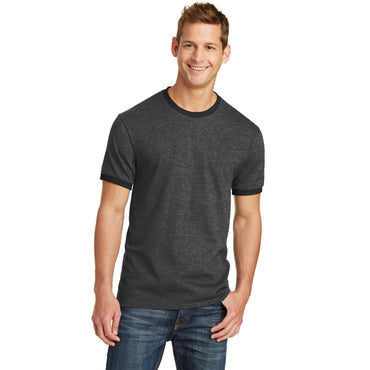 Port & Company-Port & Company® Core Cotton Ringer Tee. PC54R-MedTech-2