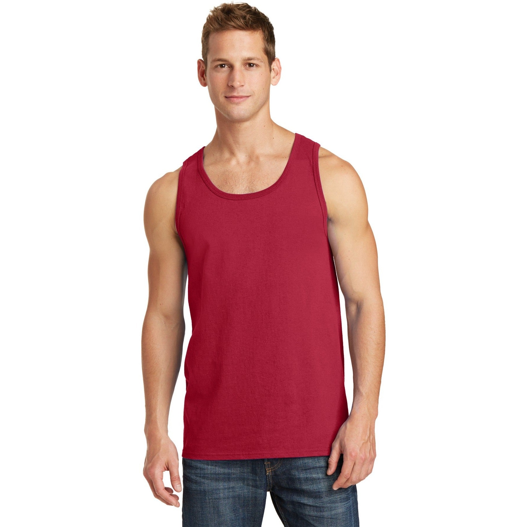 Port & Company-Port & Company® Core Cotton Tank Top. PC54TT-MedTech-12