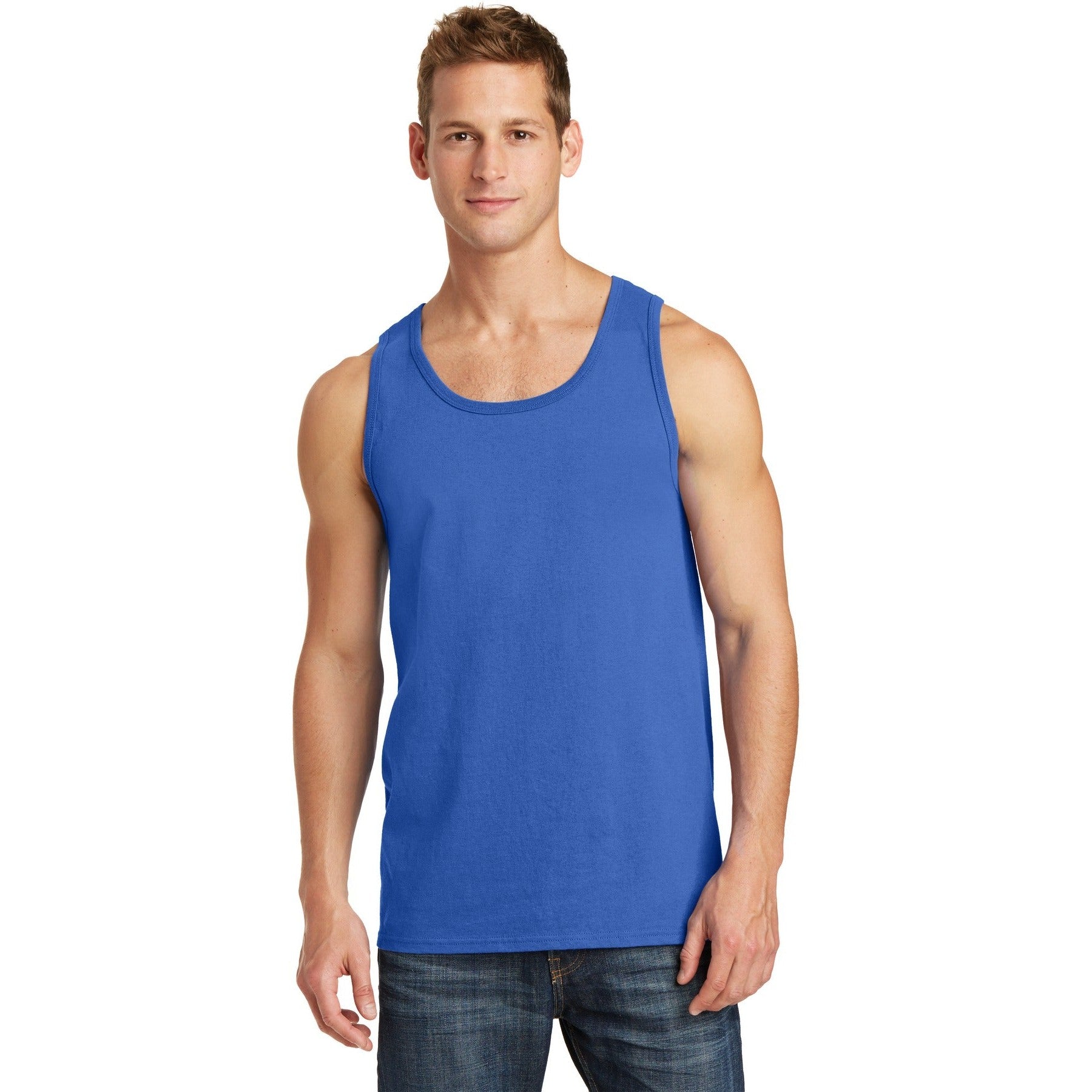 Port & Company-Port & Company® Core Cotton Tank Top. PC54TT-MedTech-13
