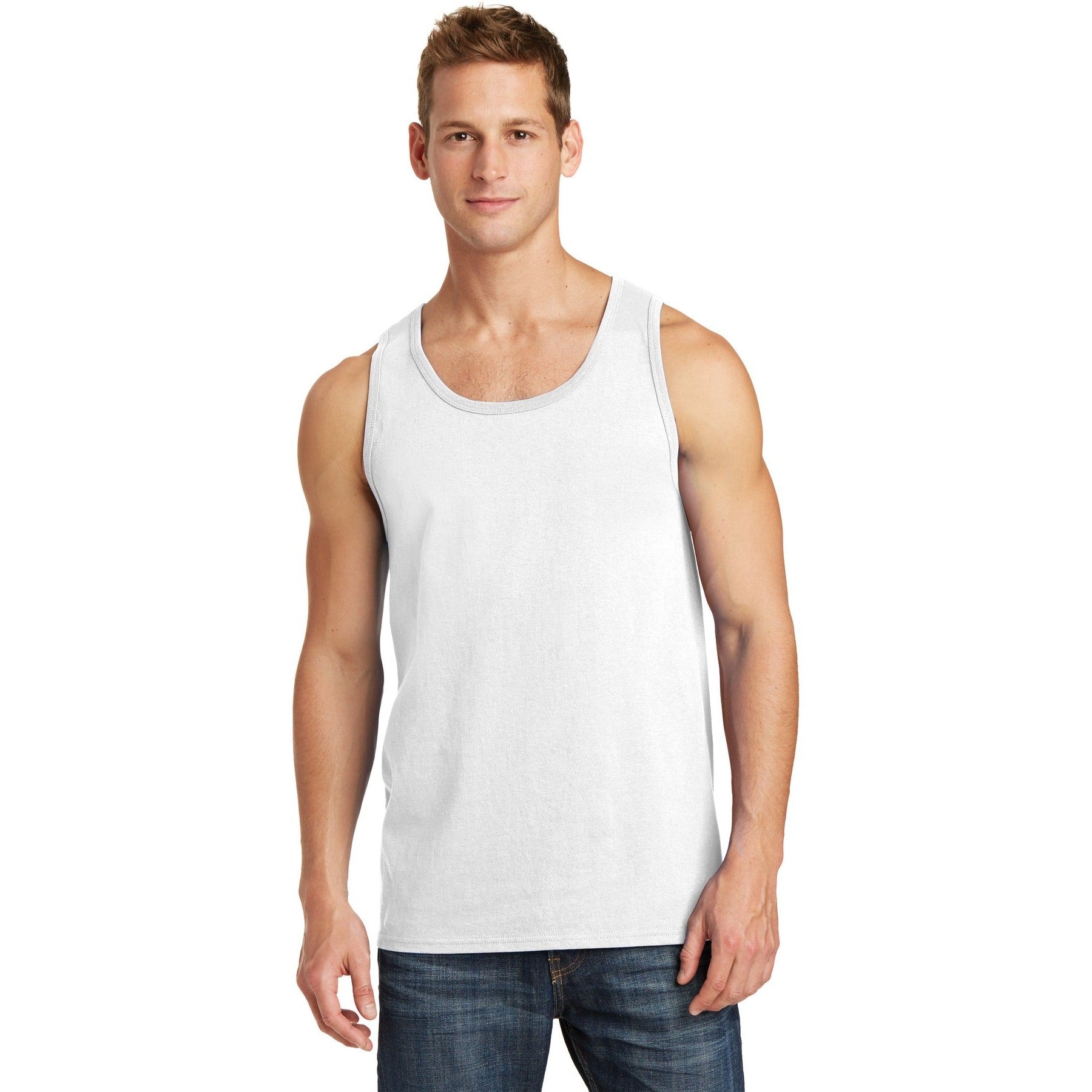 Port & Company-Port & Company® Core Cotton Tank Top. PC54TT-MedTech-14