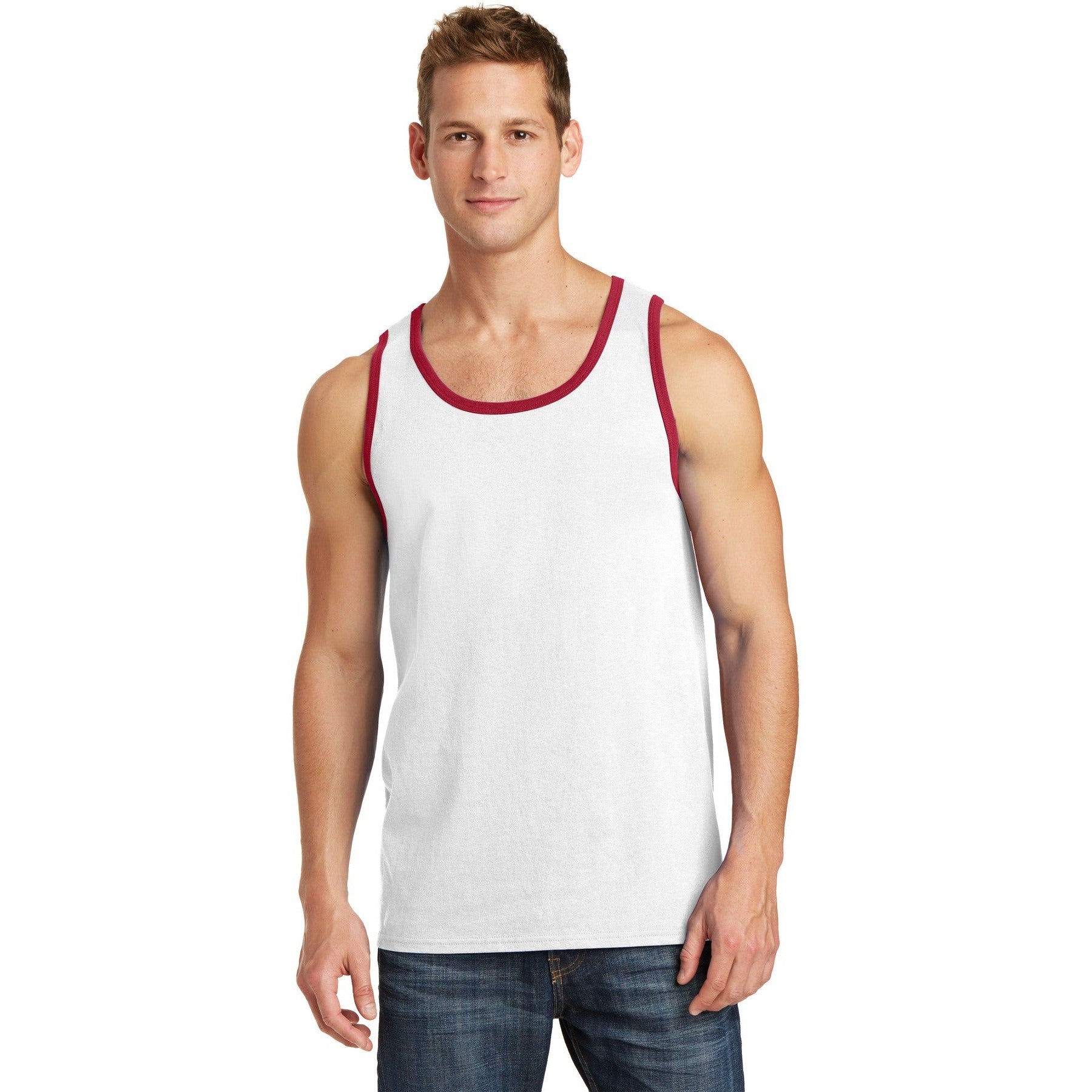 Port & Company-Port & Company® Core Cotton Tank Top. PC54TT-MedTech-15