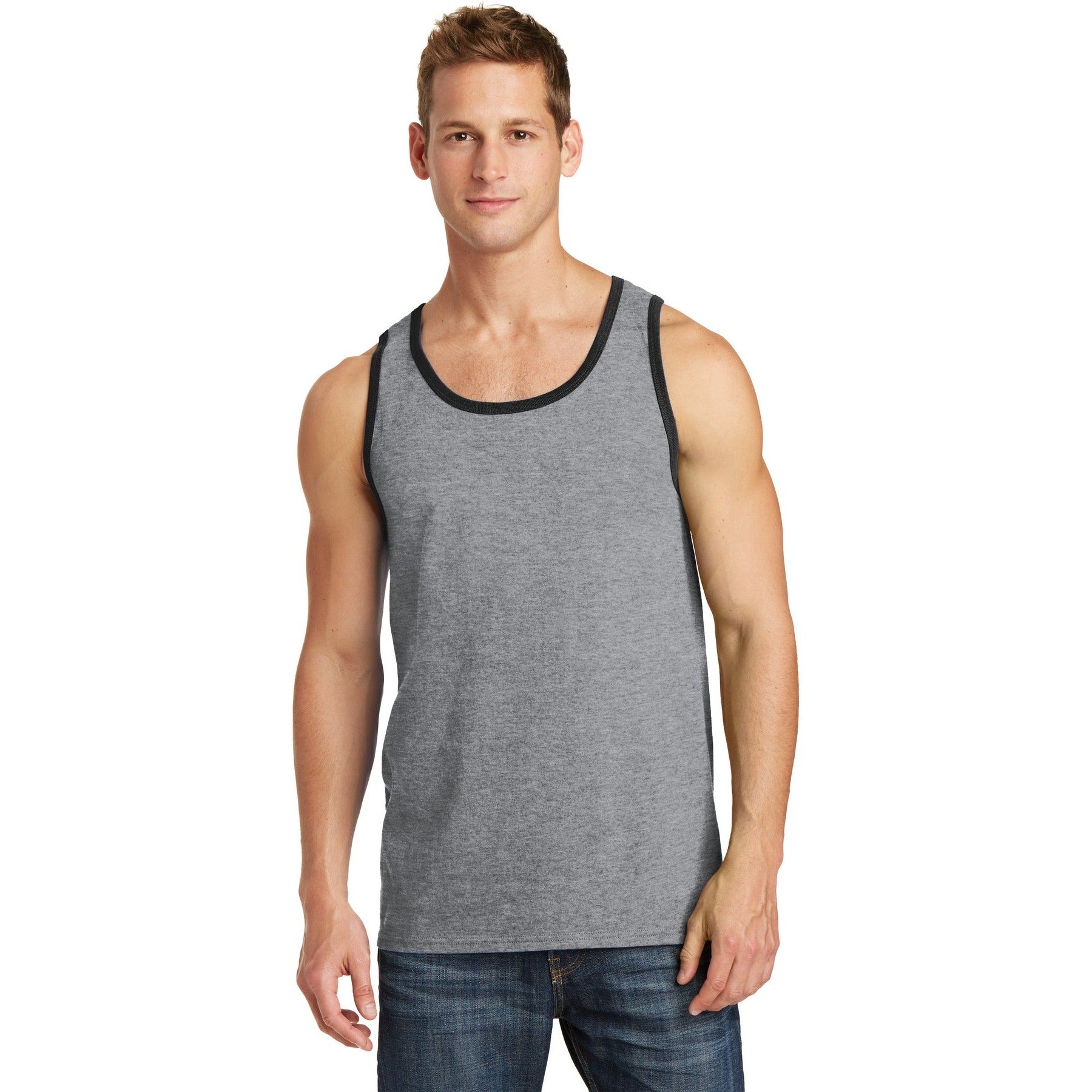 Port & Company-Port & Company® Core Cotton Tank Top. PC54TT-MedTech-2