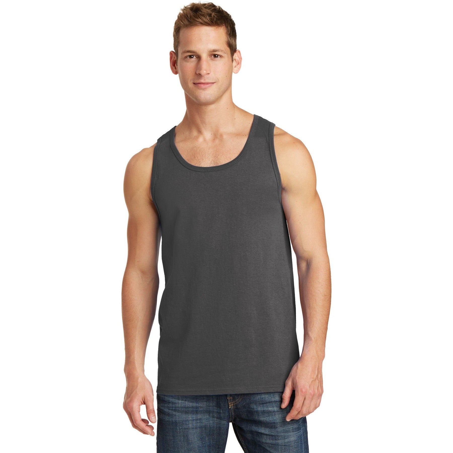 Port & Company-Port & Company® Core Cotton Tank Top. PC54TT-MedTech-3
