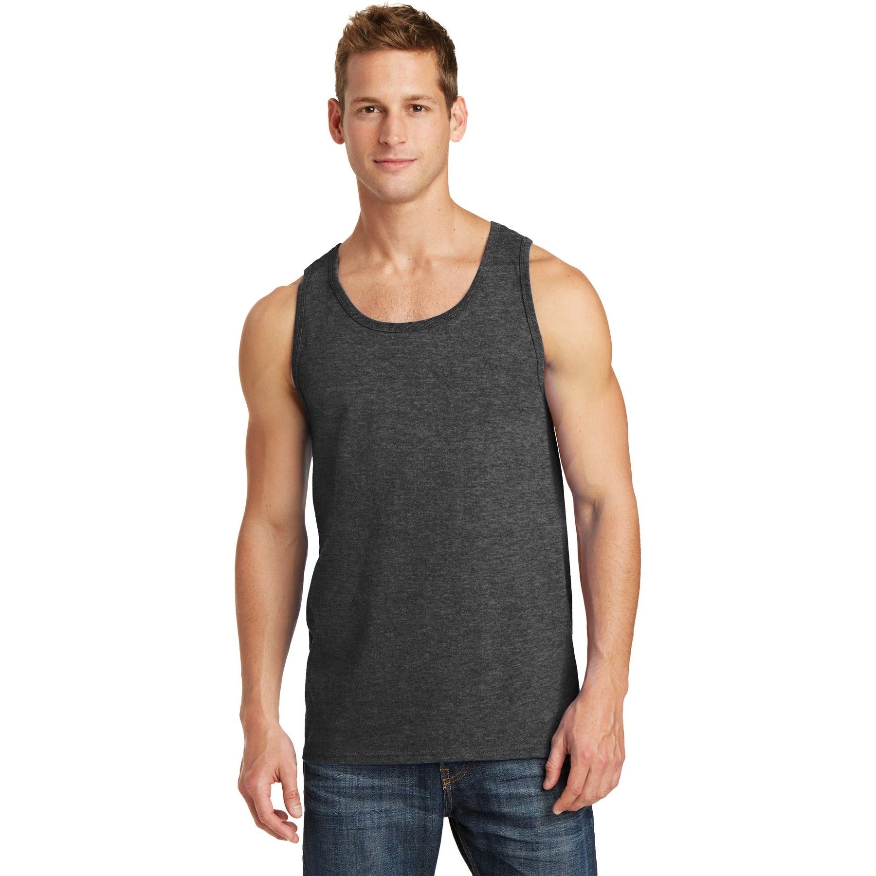 Port & Company-Port & Company® Core Cotton Tank Top. PC54TT-MedTech-4