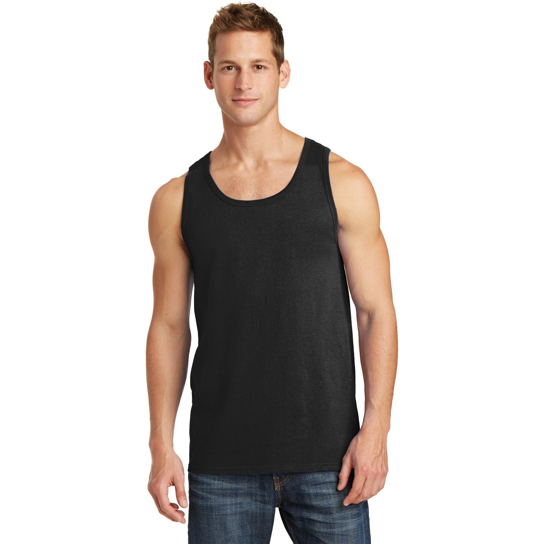 Port & Company-Port & Company® Core Cotton Tank Top. PC54TT-MedTech-5