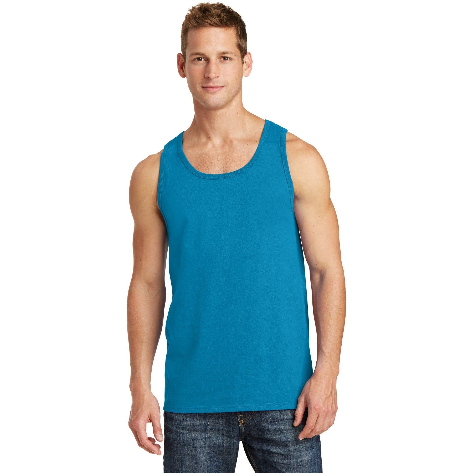 Port & Company-Port & Company® Core Cotton Tank Top. PC54TT-MedTech-7