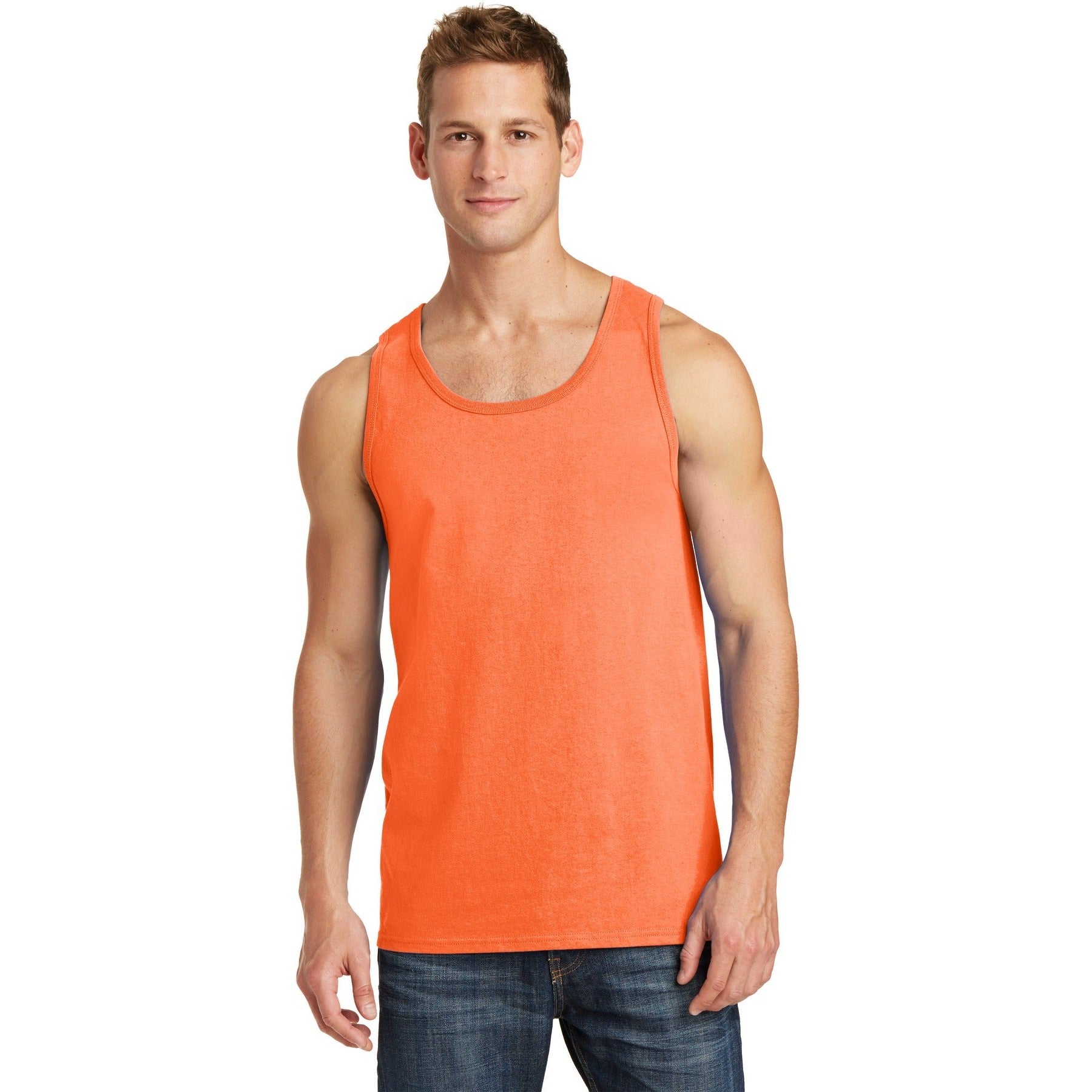 Port & Company-Port & Company® Core Cotton Tank Top. PC54TT-MedTech-9