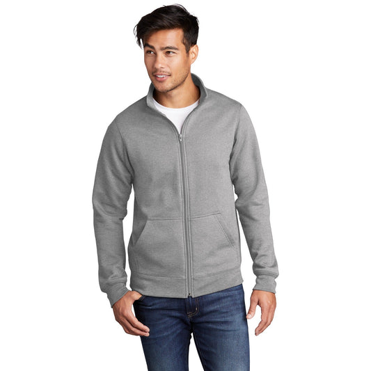 Port & Company-Port & Company ® Core Fleece Cadet Full-Zip Sweatshirt PC78FZ-MedTech-1