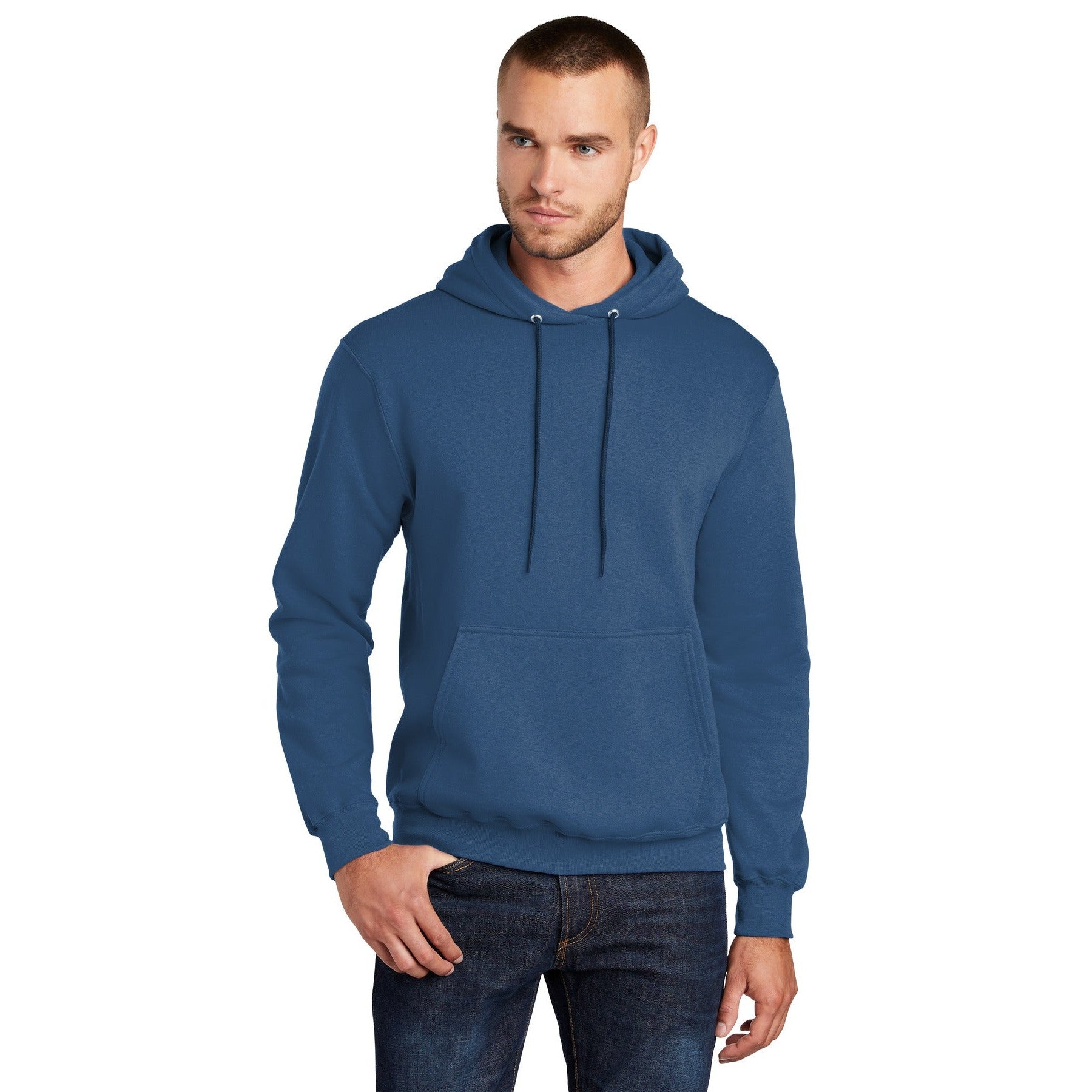 Port & Company-Port & Company® - Core Fleece Pullover Hooded Sweatshirt. PC78H 2/2-MedTech-3