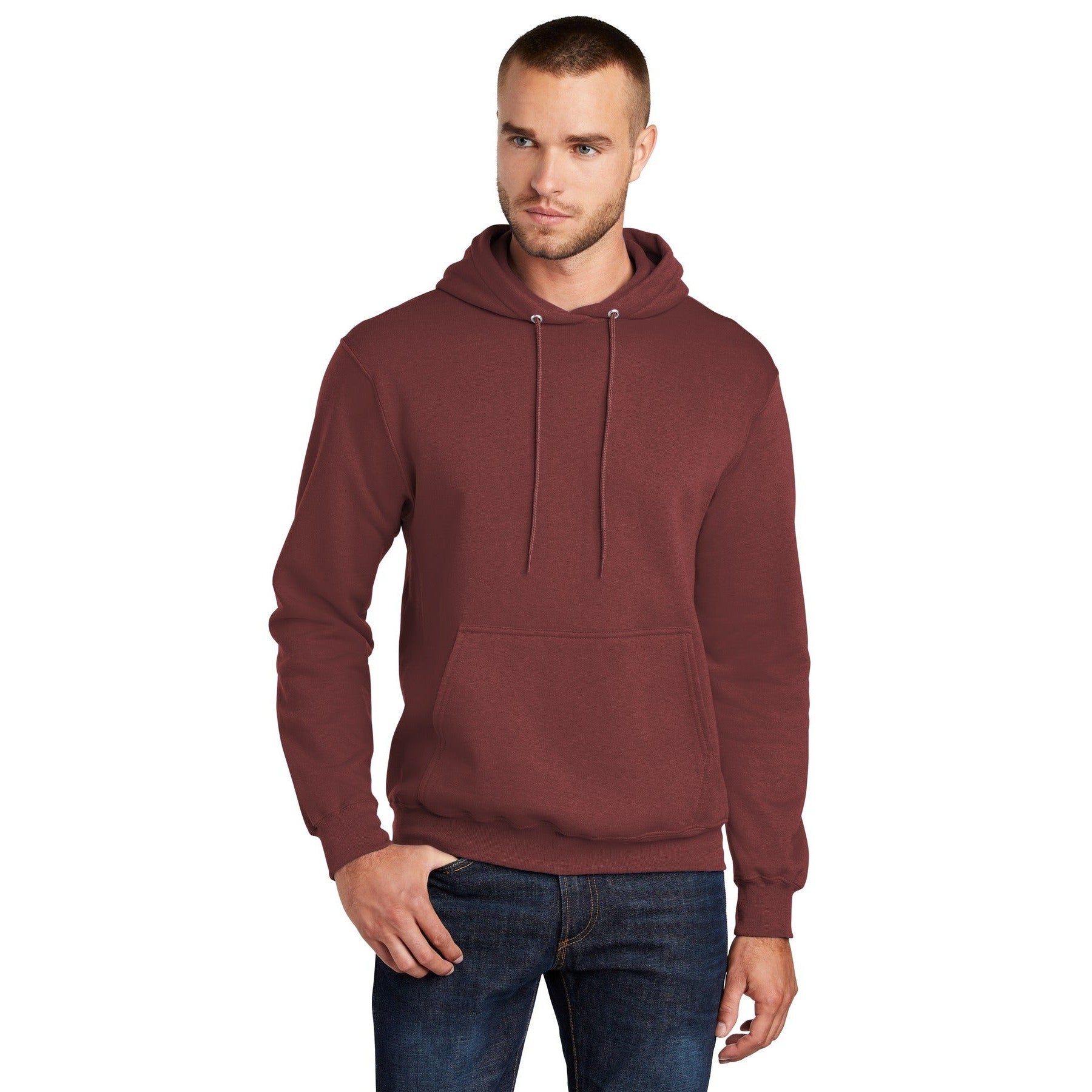 Port & Company-Port & Company® - Core Fleece Pullover Hooded Sweatshirt. PC78H 1/2-MedTech-29