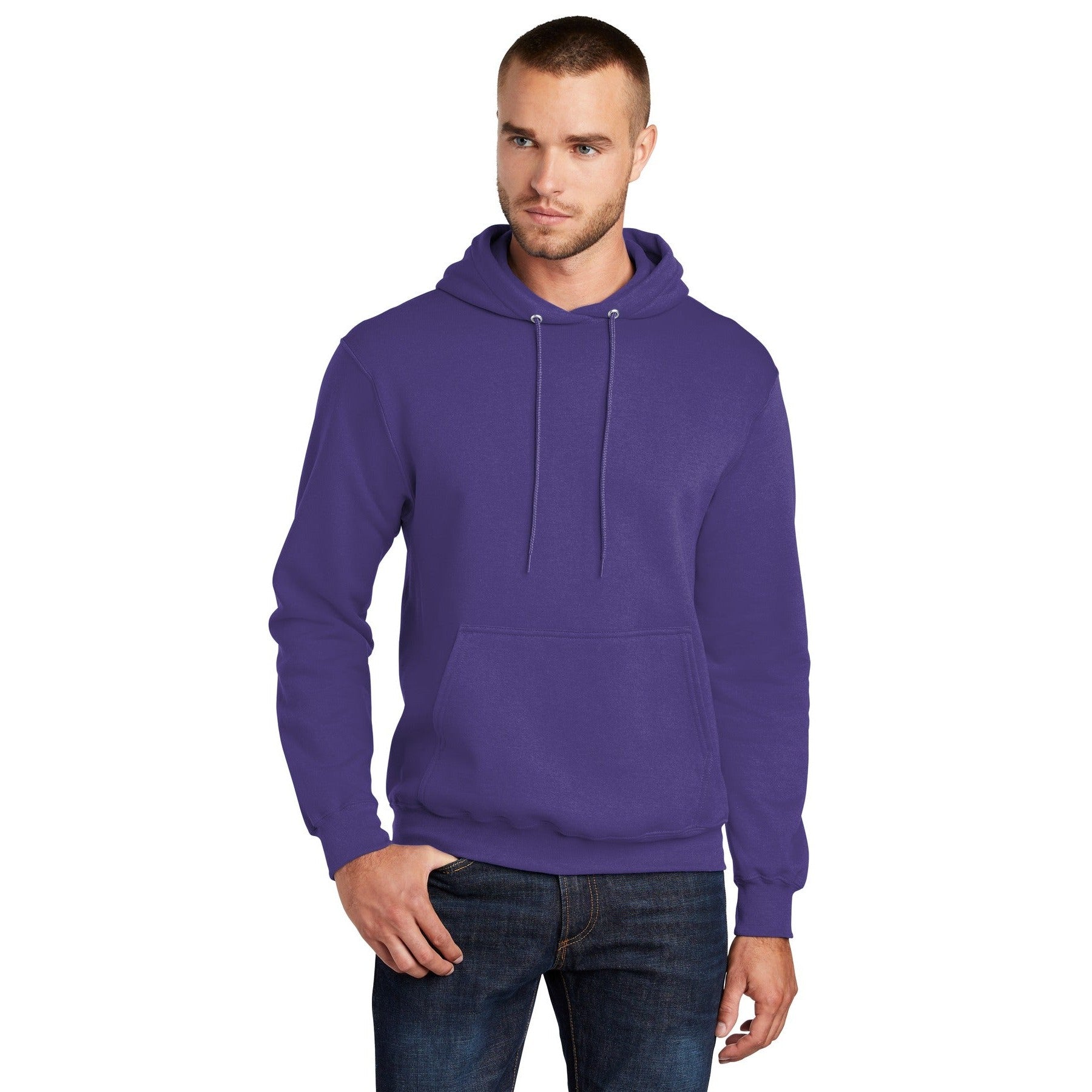 Port & Company-Port & Company® - Core Fleece Pullover Hooded Sweatshirt. PC78H 2/2-MedTech-9